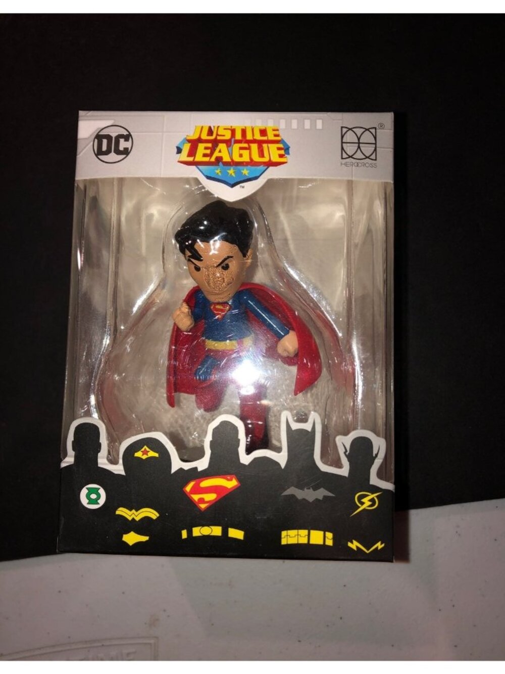 Justice League Herocross Superman 3" PVC Figure Collectible DC Comics Licensed A